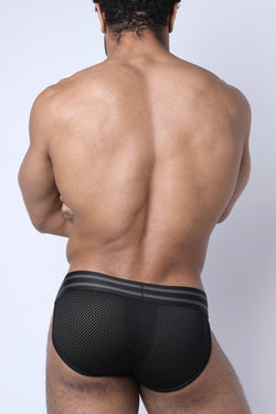 CellBlock 13 Black Linebacker Mesh Brief thumbnail 3