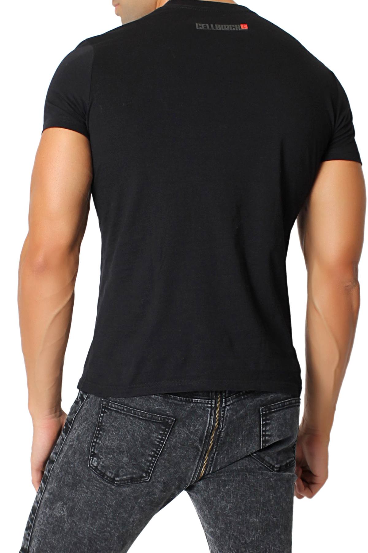 CellBlock 13 Black Logo "13" Crew Neck T-Shirt