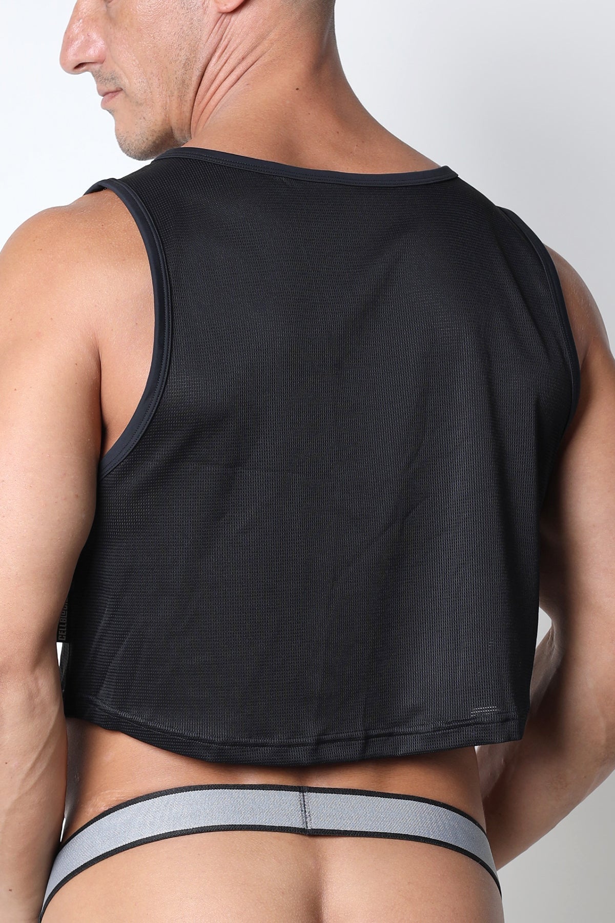 CellBlock 13 Black Marathon Cutoff Tank Top