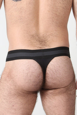 CellBlock 13 Black Spartan Neoprene Thong thumbnail 3