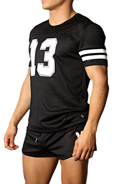 CellBlock 13 Black Tailback Jersey Top thumbnail 2