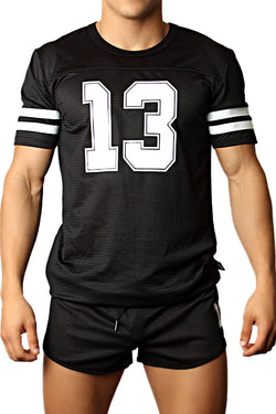 CellBlock 13 Black Tailback Jersey Top thumbnail 1