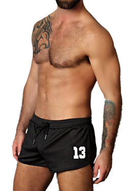 CellBlock 13 Black Tailback Mesh Short w/ Jock Pouch thumbnail 3
