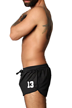 CellBlock 13 Black Tailback Mesh Short w/ Jock Pouch thumbnail 2