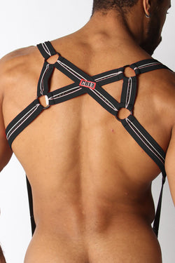 CellBlock 13 Black X-Back Mesh Harness thumbnail 2