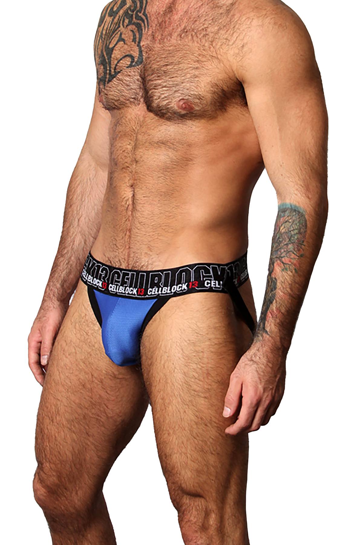 CellBlock 13 Blue Back Alley C-Ring Jockstrap