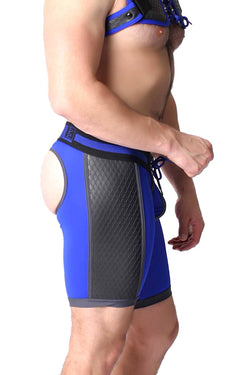 CellBlock 13 Blue Gridiron Jock-Short thumbnail 1