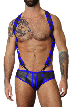 CellBlock 13 Blue Gunner Neoprene Harness thumbnail 1