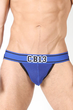 CellBlock 13 Blue Halfback Jockstrap thumbnail 1