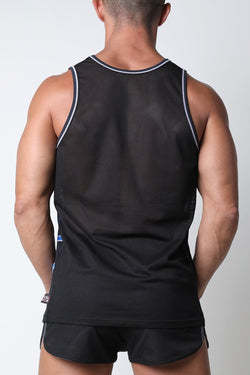 CellBlock 13 Blue Kennel Club Bandit Mesh Tank Top thumbnail 3