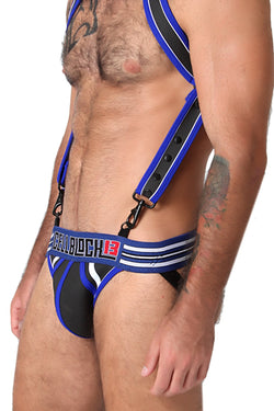 CellBlock 13 Blue Neoprene Rogue Jockstrap thumbnail 2