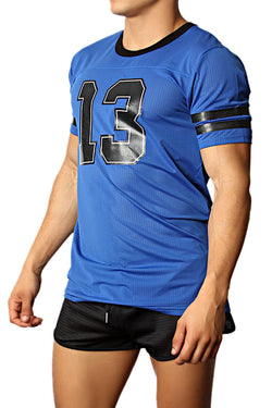 CellBlock 13 Blue Tailback Jersey Top thumbnail 2