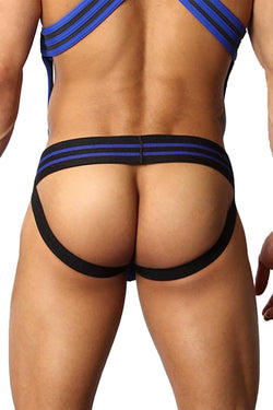 CellBlock 13 Blue Triple Threat Zipper Jockstrap thumbnail 3