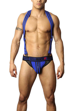 CellBlock 13 Blue Triple Threat Zipper Jockstrap thumbnail 4