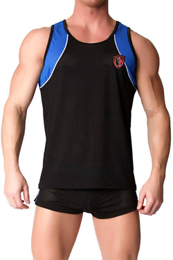 CellBlock 13 Blue United Puppy Mesh Tank thumbnail 2