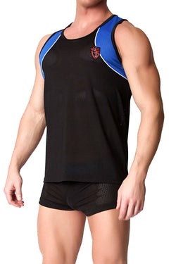 CellBlock 13 Blue United Puppy Mesh Tank thumbnail 1