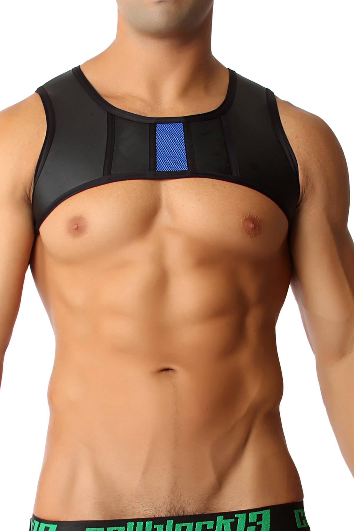 CellBlock 13 Blue Vector Rubber Harness