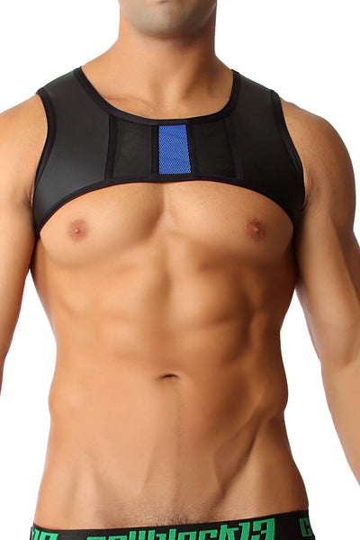 CellBlock 13 Blue Vector Rubber Harness