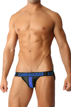 CellBlock 13 Blue Vector Rubber Jockstrap thumbnail 1