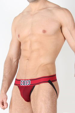 CellBlock 13 Burgundy Halfback Jockstrap thumbnail 3
