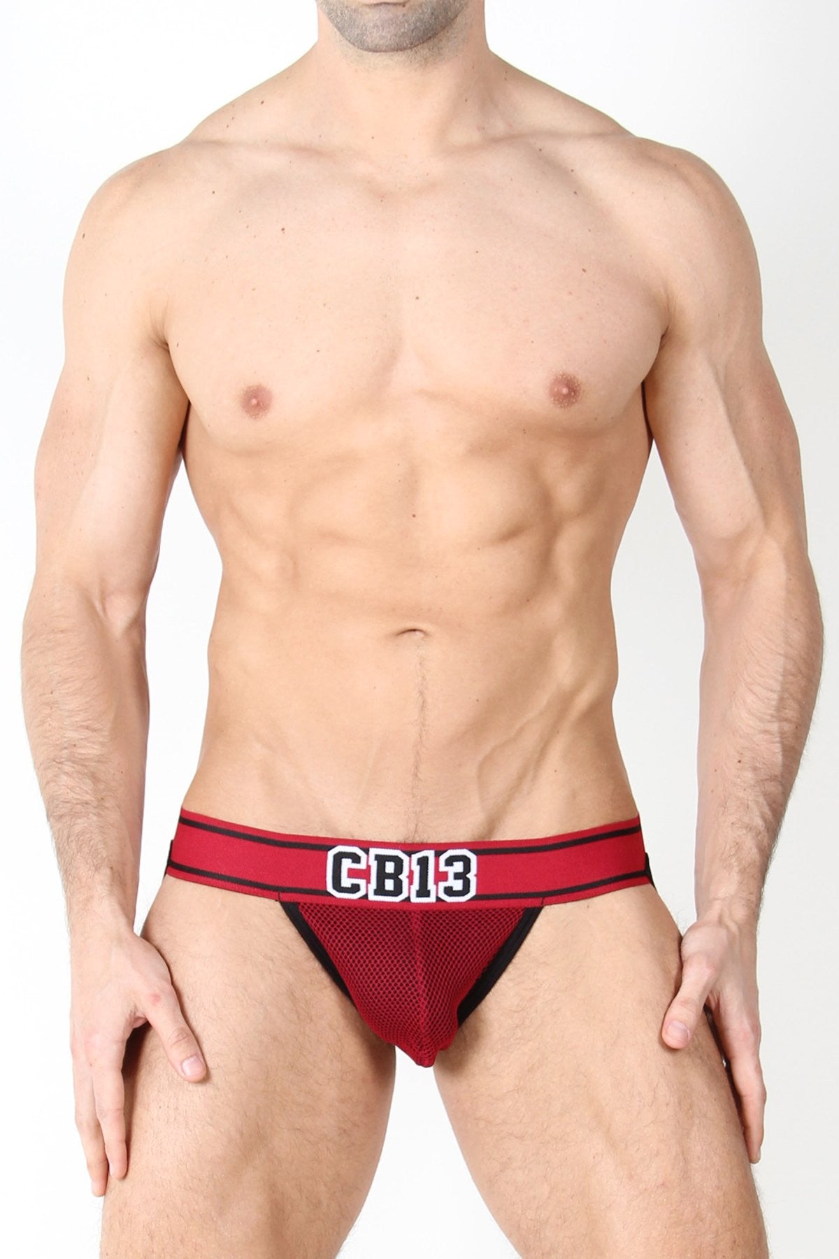 CellBlock 13 Burgundy Halfback Jockstrap