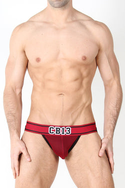 CellBlock 13 Burgundy Halfback Jockstrap thumbnail 2