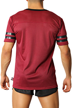 CellBlock 13 Burgundy Tailback Jersey Top thumbnail 3