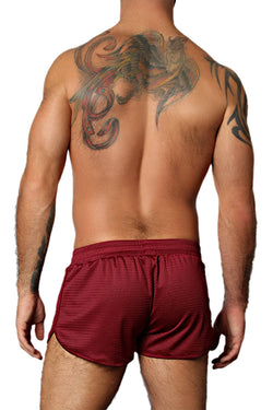 CellBlock 13 Burgundy Tailback Mesh Short w/ Jock Pouch thumbnail 4