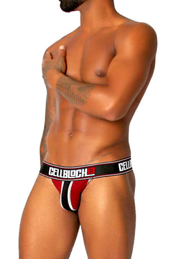 CellBlock 13 Burgundy Viper II Thong thumbnail 1
