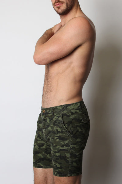CellBlock 13 Camo Titan Zipper Short
