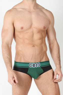 CellBlock 13 Green Halfback Low Rise Brief thumbnail 2