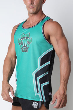CellBlock 13 Green Kennel Club Bandit Mesh Tank Top thumbnail 2