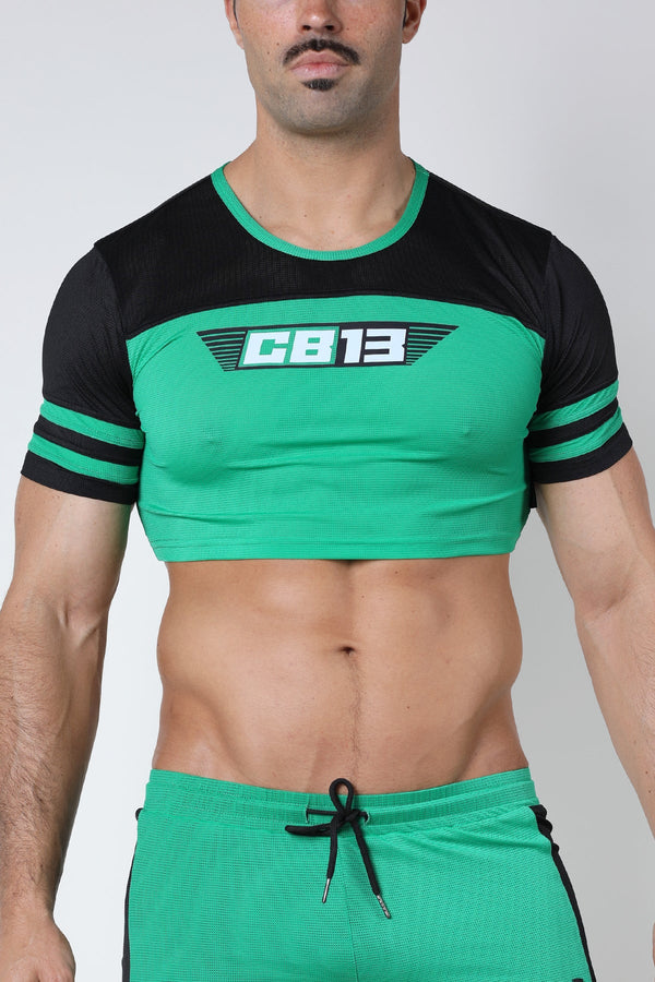 CellBlock 13 Green Marathon Cutoff Shirt