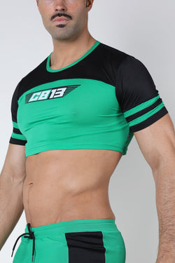 CellBlock 13 Green Marathon Cutoff Shirt thumbnail 2