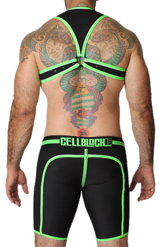 CellBlock 13 Green Sentinel Short
