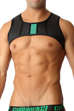CellBlock 13 Green Vector Rubber Harness thumbnail 1