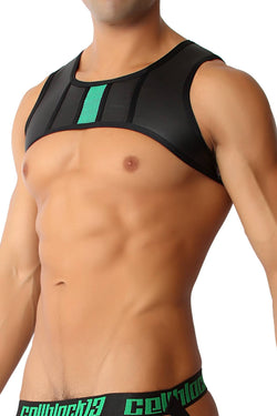 CellBlock 13 Green Vector Rubber Harness thumbnail 2