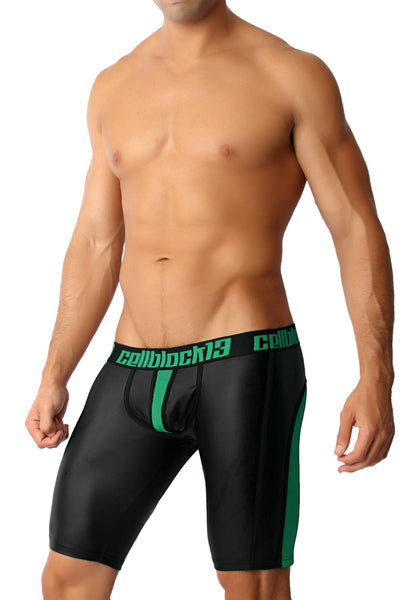 CellBlock 13 Green Vector Rubber Short