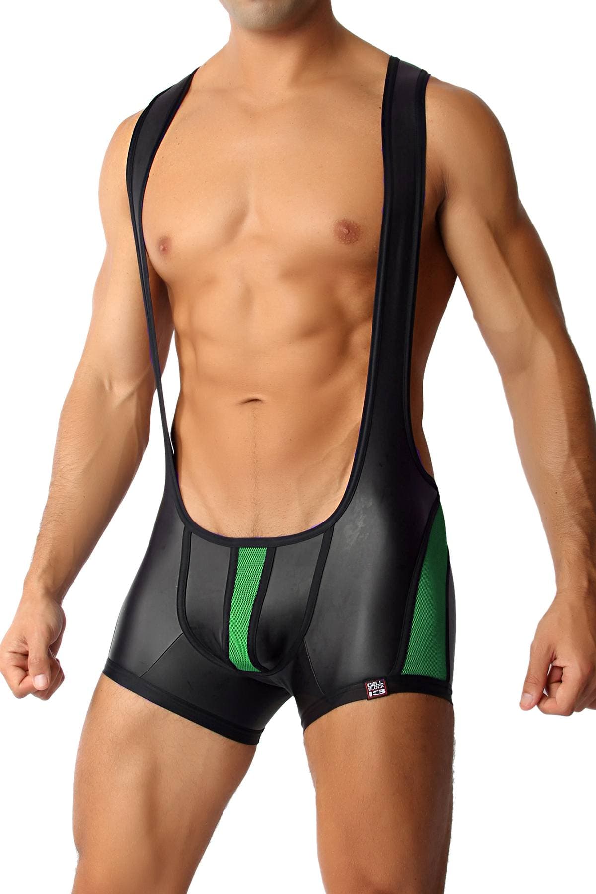 CellBlock 13 Green Vector Rubber Singlet