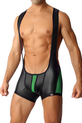 CellBlock 13 Green Vector Rubber Singlet