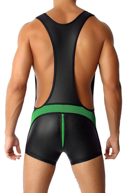 CellBlock 13 Green Vector Rubber Singlet thumbnail 3