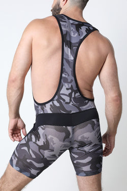CellBlock 13 Grey Ajax Camo Mesh Singlet thumbnail 3