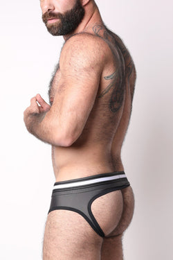 CellBlock 13 Grey All Access Jock Brief w/ Detachable Pouch thumbnail 2