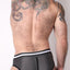 CellBlock 13 Grey All Access Zipper Brief w/ Detachable Pouch