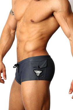 CellBlock 13 Grey Battalion Swim Trunk thumbnail 1