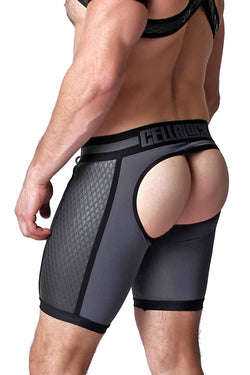 CellBlock 13 Grey Gridiron Jock-Short thumbnail 1