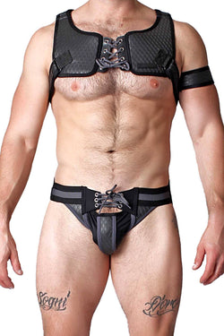 CellBlock 13 Grey Gridiron Jockstrap thumbnail 1