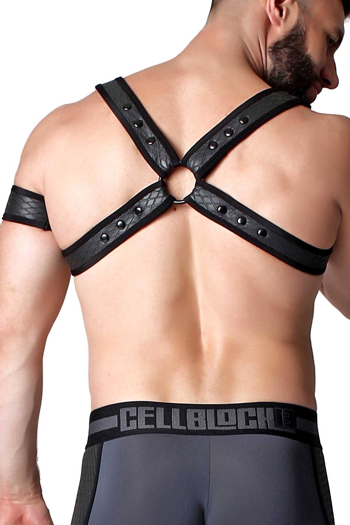 CellBlock 13 Grey Gridiron Pocket Harness