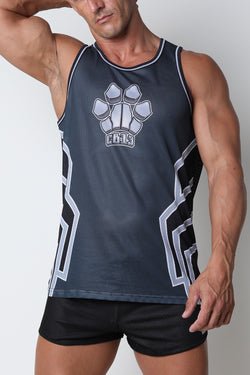 CellBlock 13 Grey Kennel Club Bandit Mesh Tank Top thumbnail 1