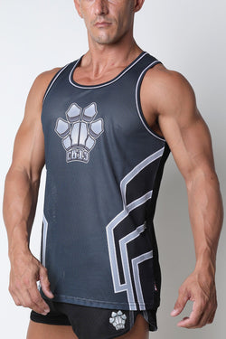 CellBlock 13 Grey Kennel Club Bandit Mesh Tank Top thumbnail 2